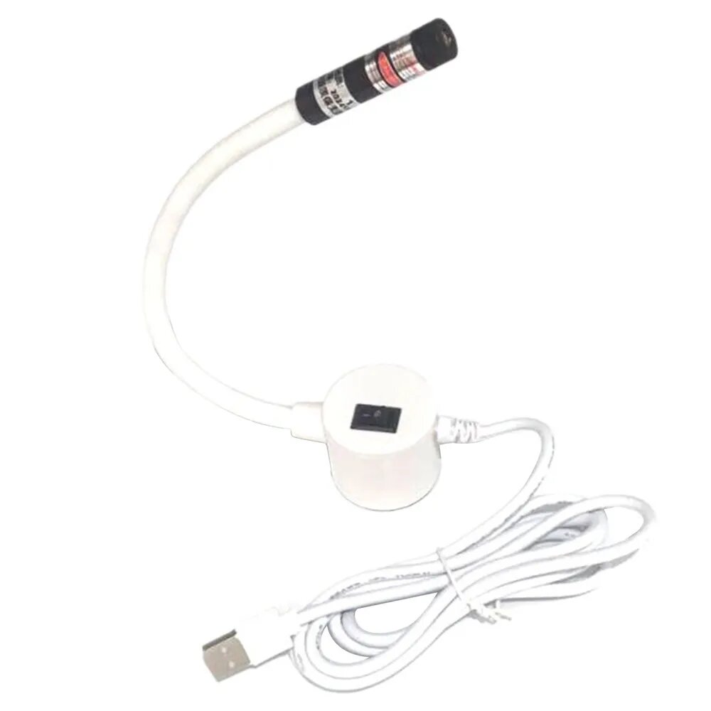Лазерный указатель для швейной машины: крест + точка, USB-питание, магнитное крепление