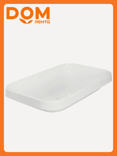 Изображение товара Умывальник SANITA LUXE INF, врезной, овальный, белый, 14x60x36 см