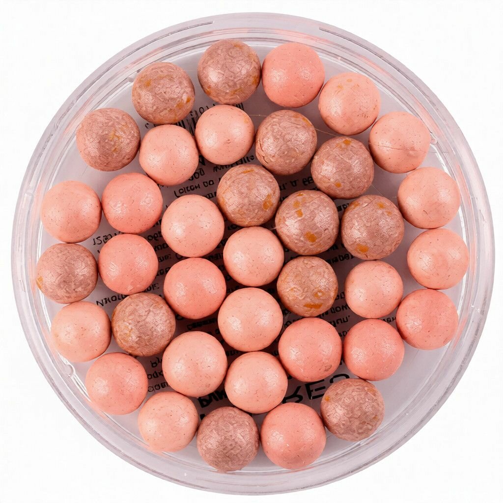 Румяна FARRES 2046-04 DG шариковые, бежевые, шелковая текстура