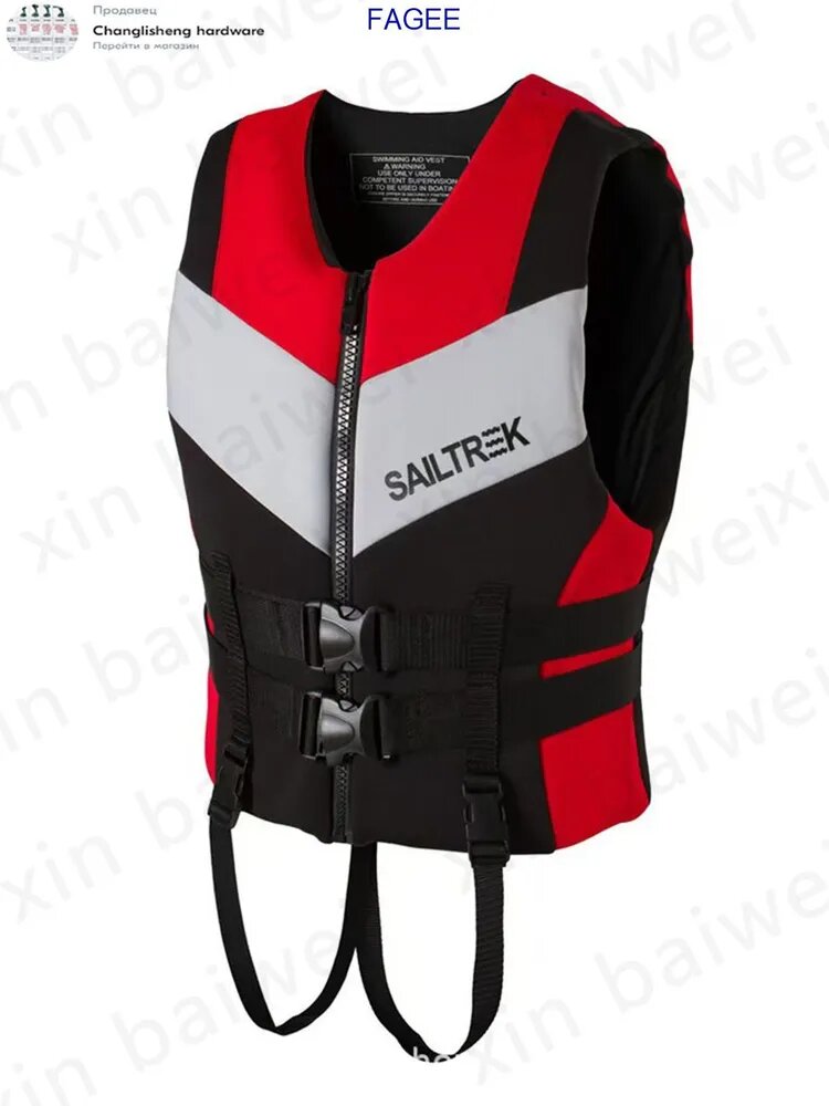 Спасательный жилет SAILTREK для взрослых XL, красный, с регулируемыми ремнями