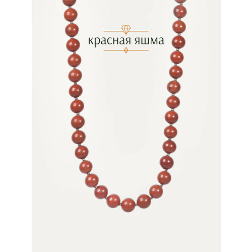 фото Колье brandlove, яшма, длина 45 см, красный