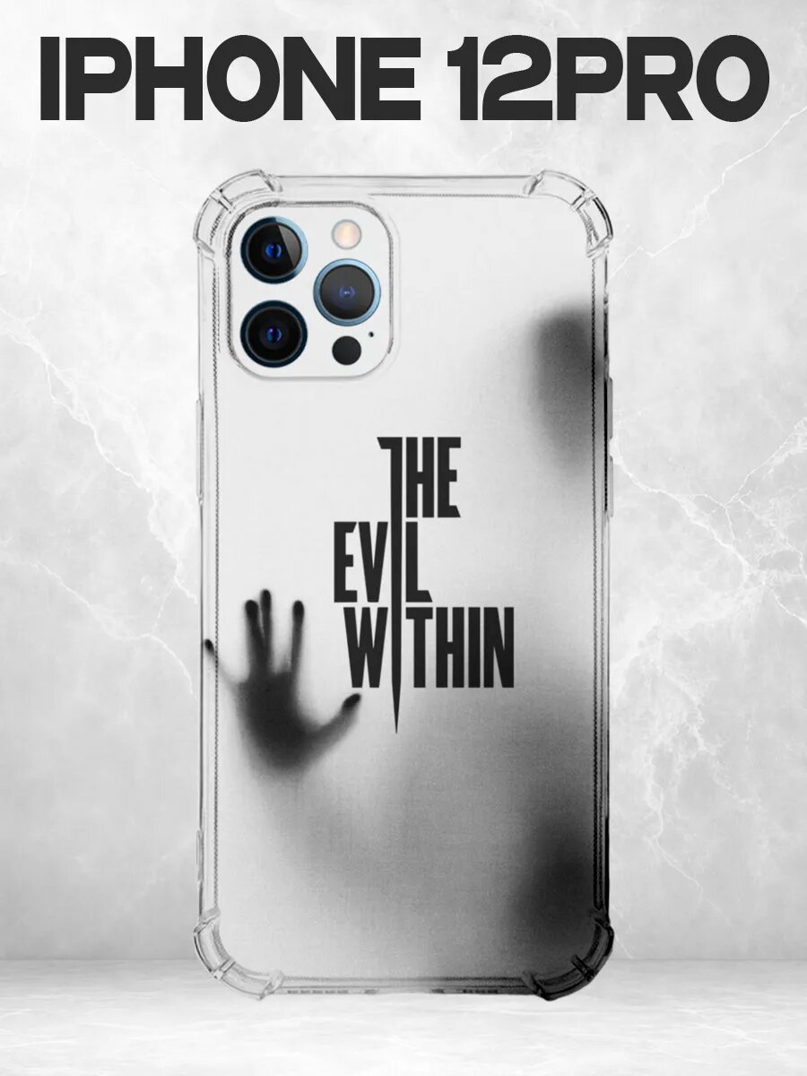 Чехол на iPhone 12 Pro хоррор the evil within