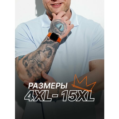 фото Поло mr. bigman, размер 8xl, голубой