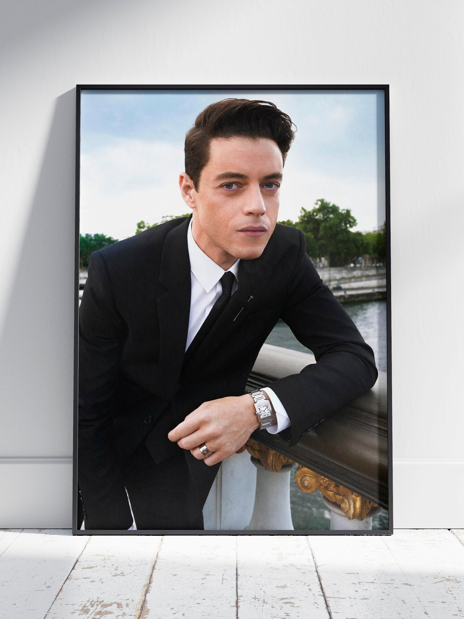 Плакат на стену для интерьера Рами Малек (Rami Malek 38) - Постер по актеру фильма, кино, сериала формата A4 (21x30 см)