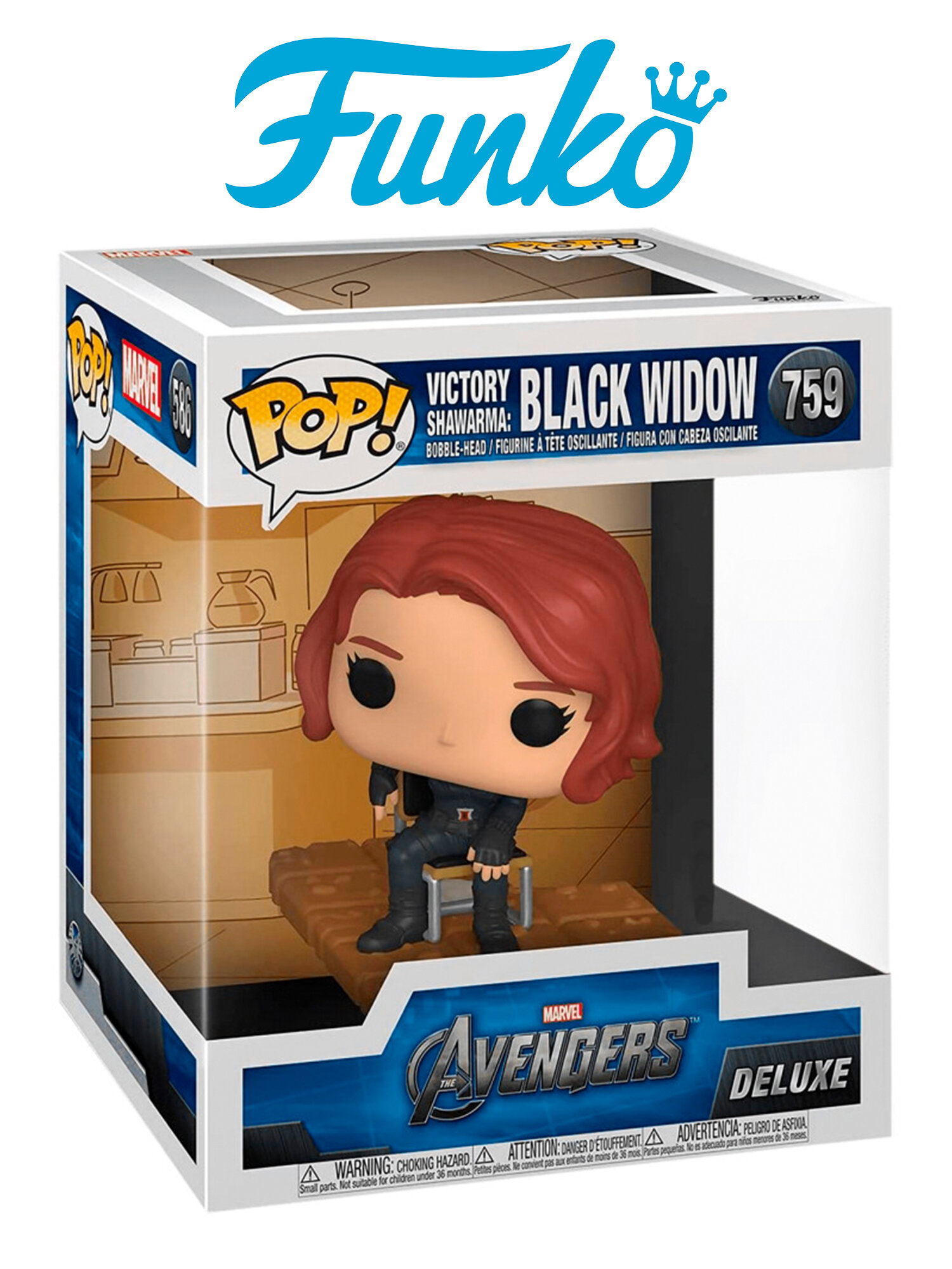 Фигурка Funko POP! Victory Shawarma: Black Widow (759) Marvel Avengers