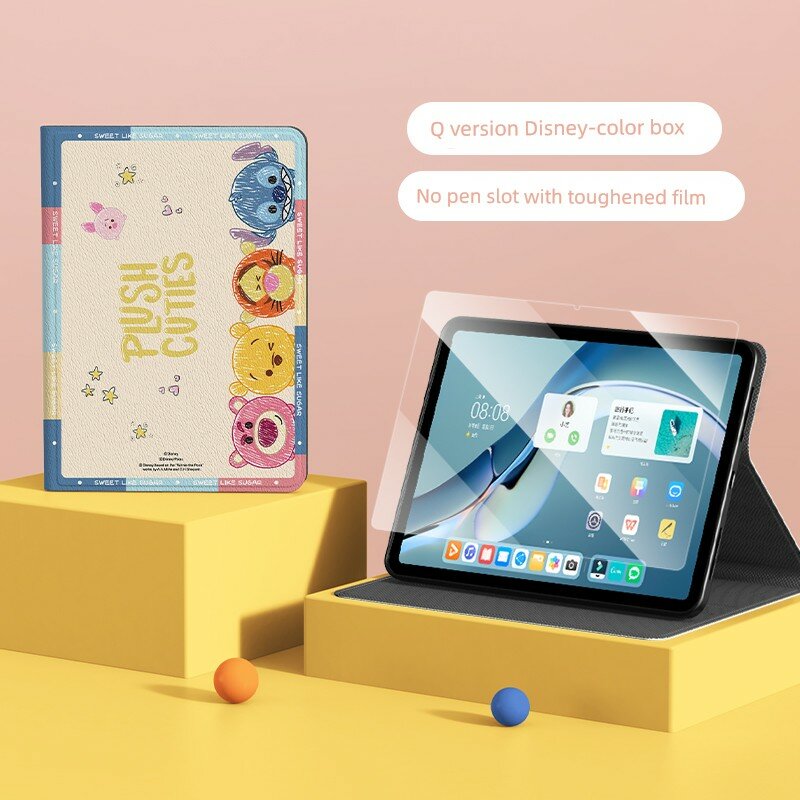 Disney Q-версия: цветная рамка, стандартный дизайн, защитная пленка для Huawei MatePad SE 10.1 дюймов, 2 года гарантии