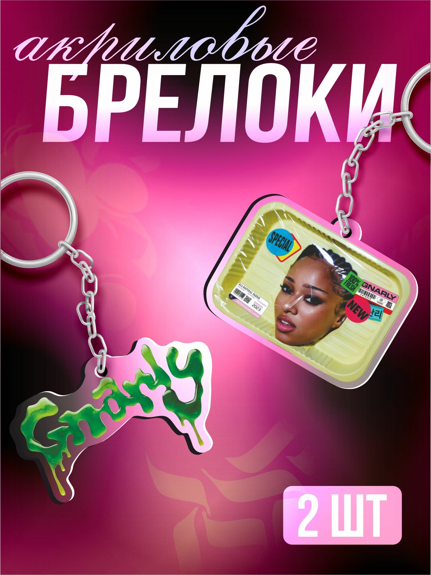 Брелок Sticker Joy