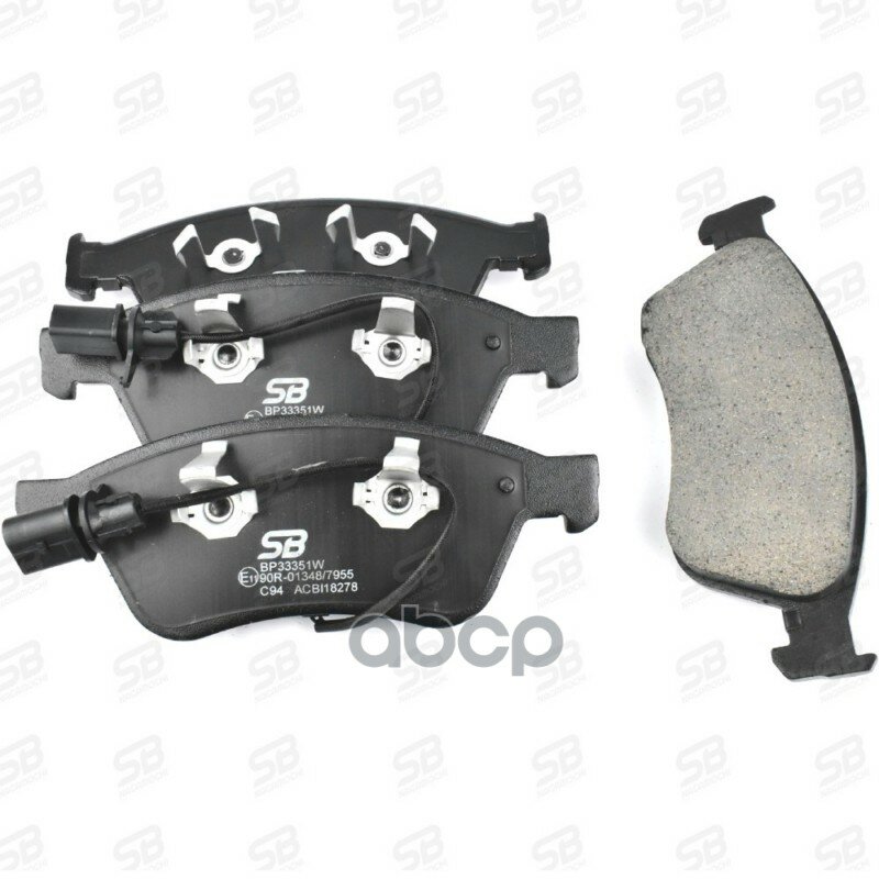 Колодки тормозные дисковые к-т Audi_A6 SDN (2004-2008)/A8 SDN/4E80CL/4E205H/4E80FL/4E2SSL/4E201L/4E8 SB Nagamochi арт. bp33351w