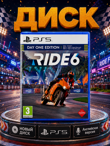 Изображение товара Игра Ride 6 для Plasystation 5, диск с игрой, английская версия