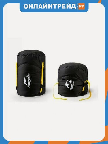 Изображение товара Мешок компрессионный Naturehike NH19PJ020 для спального мешка L чёрный, 6927595743737