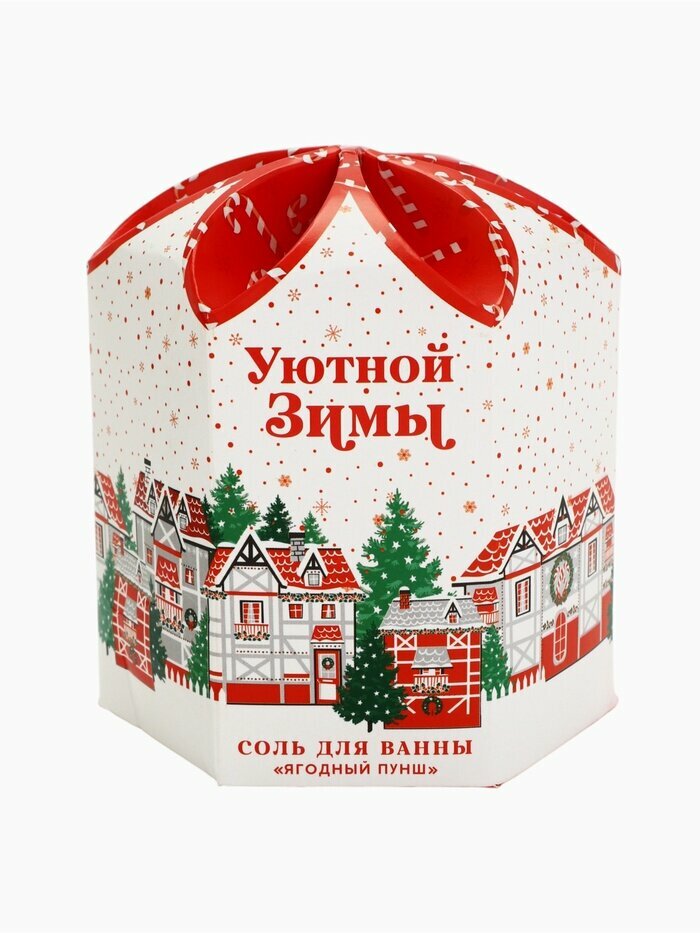 Чистое счастье уценка Соль для ванны «Сказке быть!», 300 г, аромат ягодный пунш