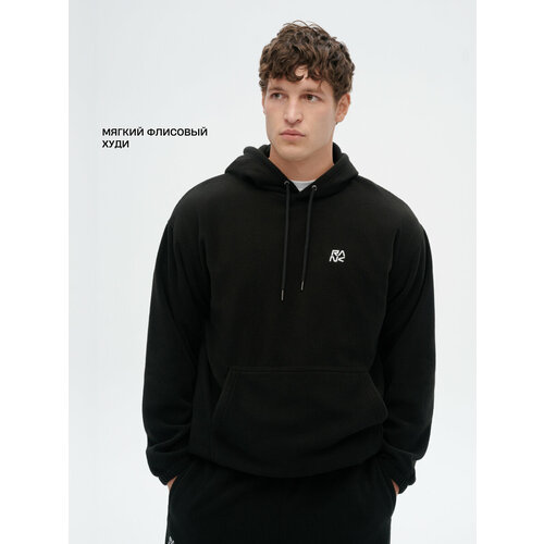 фото Худи спортивное rank polar fleece hoodie, размер xxl, , черный