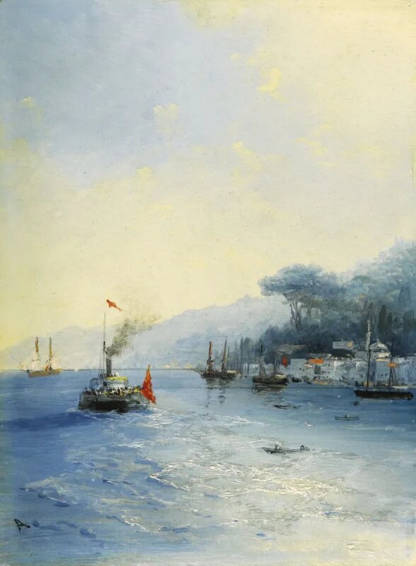 Картина по номерам на холсте с без подрамником 40х60cm / Ivan Konstantinovich Aivazovsky