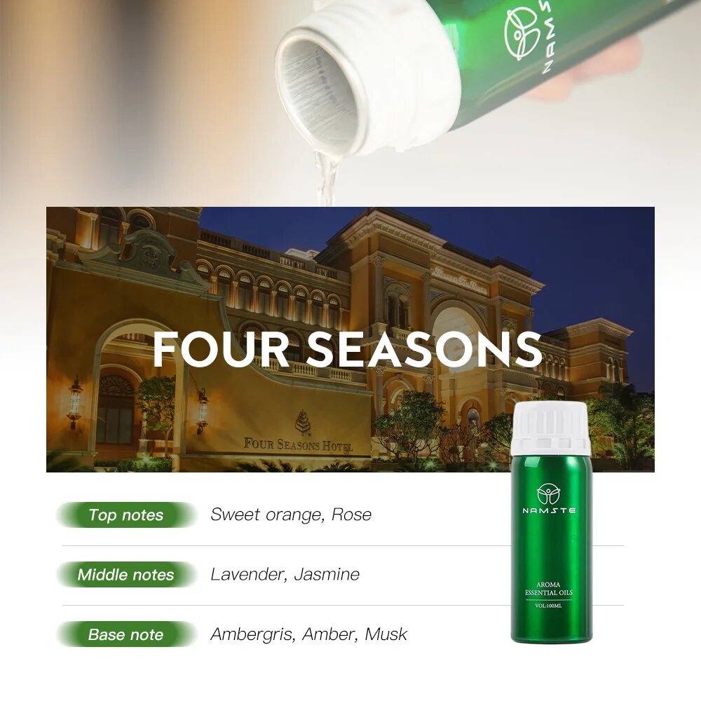 Электрический аромадиффузор LUXPERFUME NAMSTE 220V Зеленый, 100ML Four Seasons