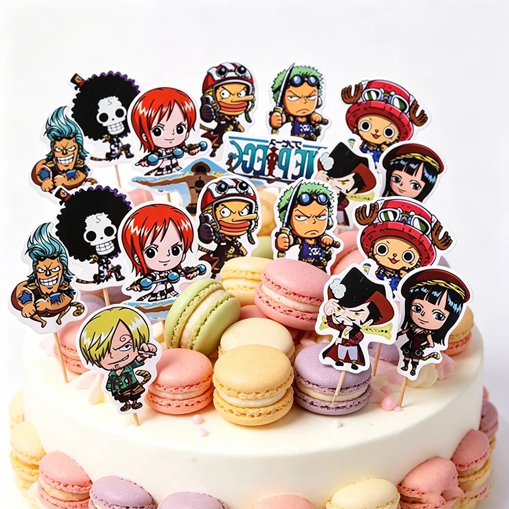 Топперы для торта One Piece 24 шт.
