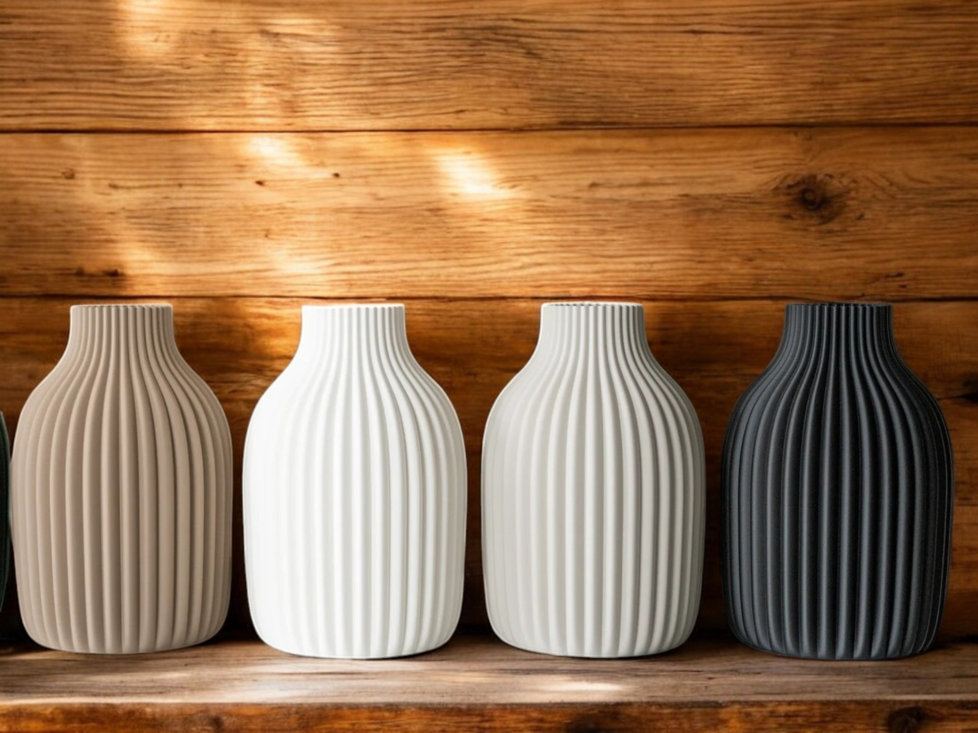 Ваза декоративная дизайнерская, 3D-печать, 3DOPRU арт. VASE-MW-763116