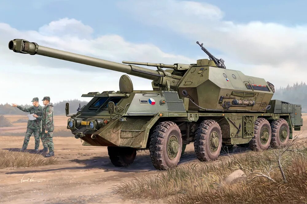 HobbyBoss 1/35 Чешская 152-мм самоходная гаубица "Дана"
