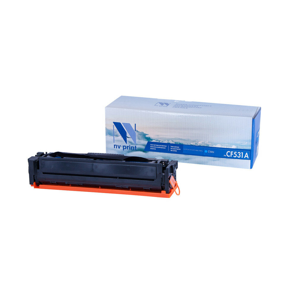 Картридж совм. NV Print CF531AC голубой для HP Color LaserJet Pro M180n/M181fw (1100стр.) (Под заказ), 294468