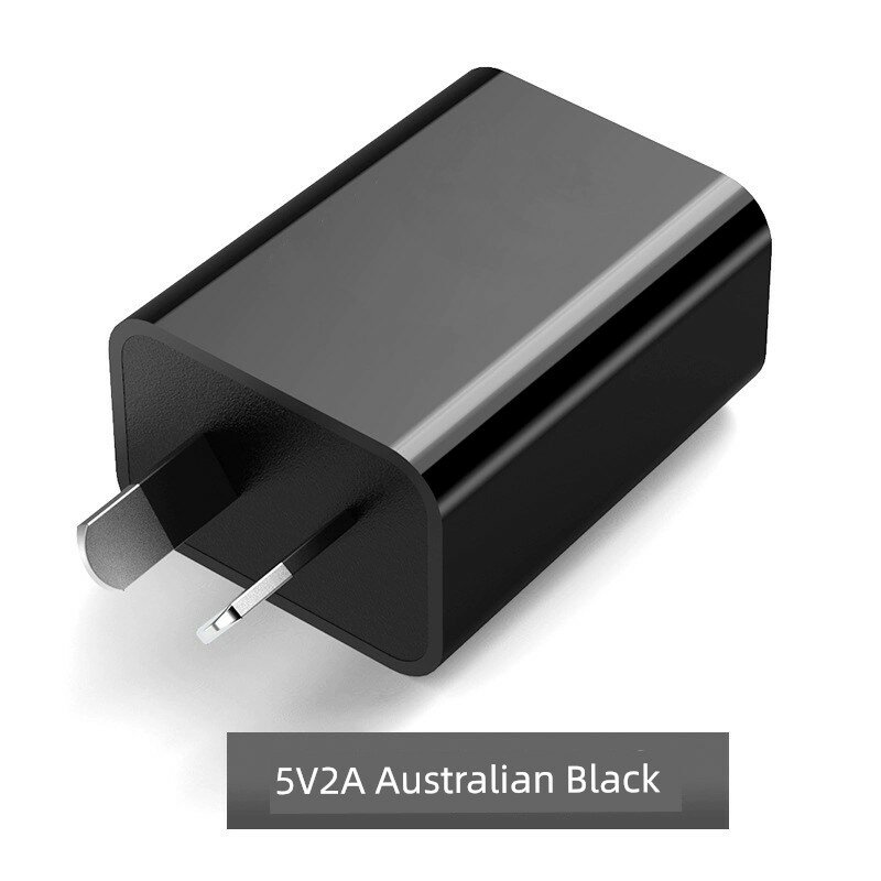 Apple 5V2A Одноканальный USB Зарядное Устройство Австралийский Стандарт Черный Цвет Совместимость с Устройствами Android