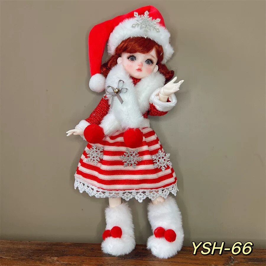 Комплект повседневной одежды на осень/зиму для куклы BJD 6 дюймов — Лолита-платье и юбка, подходит для кукол 15 см