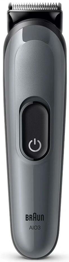 Триммер Braun серый, насадок в комплекте 3 шт (AIO3500)