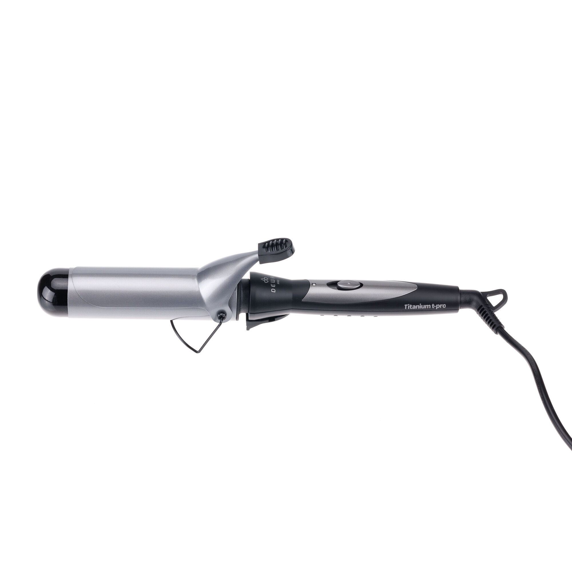 Плойка для завивки волос без терморегулятора DEWAL PRO Титан Т / TitaniumT Pro, 58 Вт, черная 03-38A