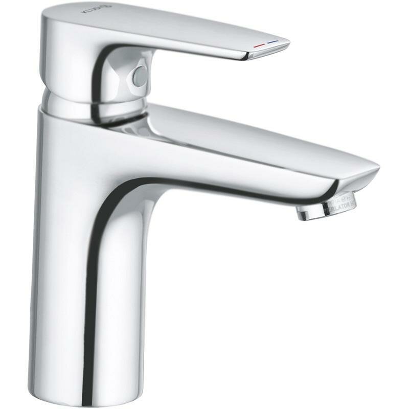 Смеситель для раковины Kludi Pure Solid 342920575 хром, рычажное управление, латунь