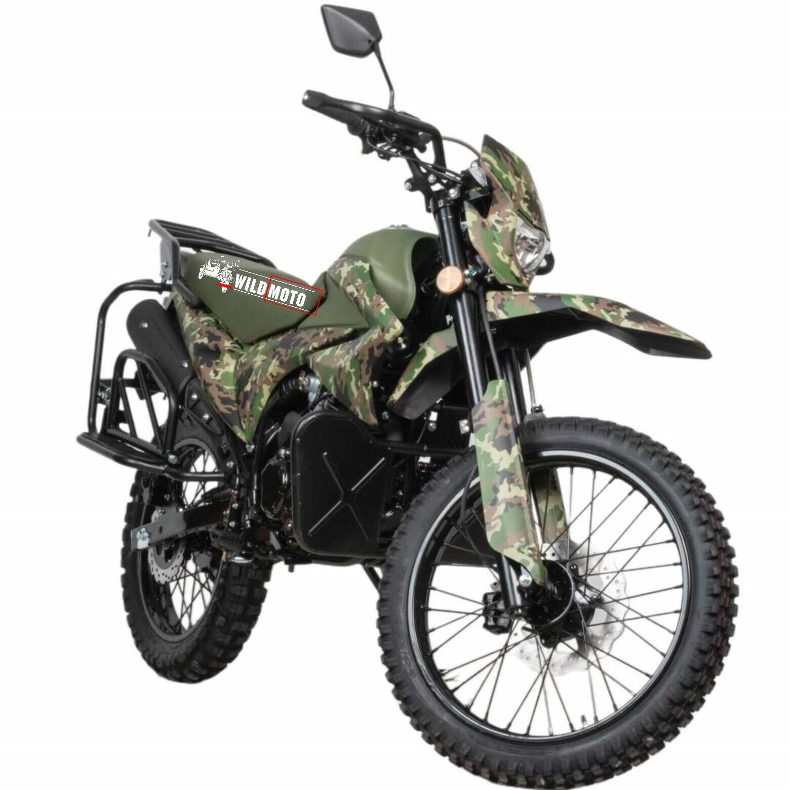 Мотоцикл Кросс 300 ENDURO MILITARY on road . / 25 л. с. / Кросс — фото 1