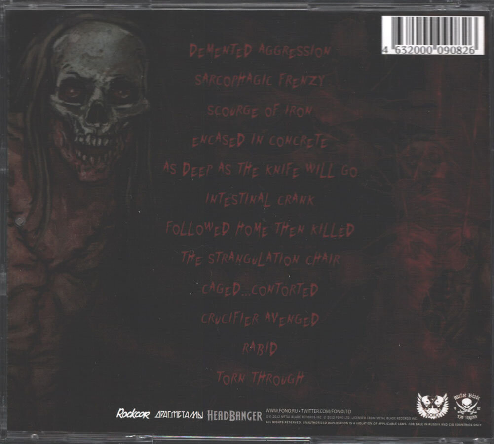 Cannibal Corpse. Bloodthirst (CD) (СД диск, CD Box, Россия, Fono