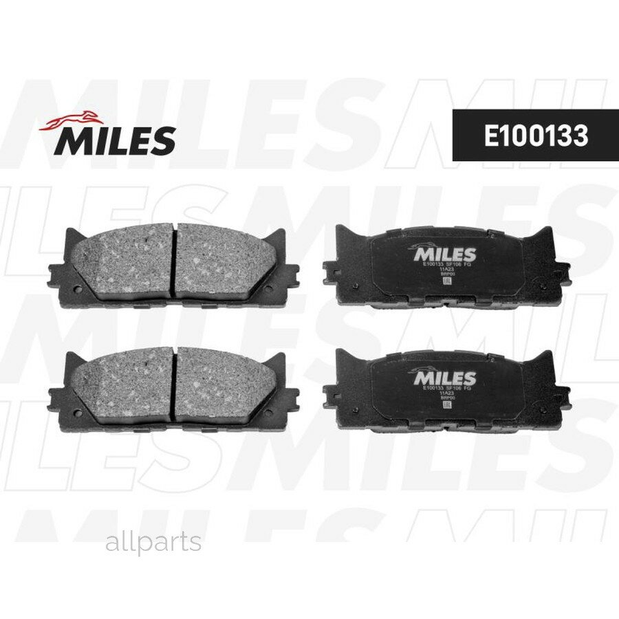 MILES E100133 Колодки тормозные TOYOTA CAMRY V40 06-/V50 11-/LEXUS ES 240/350 06- передние
