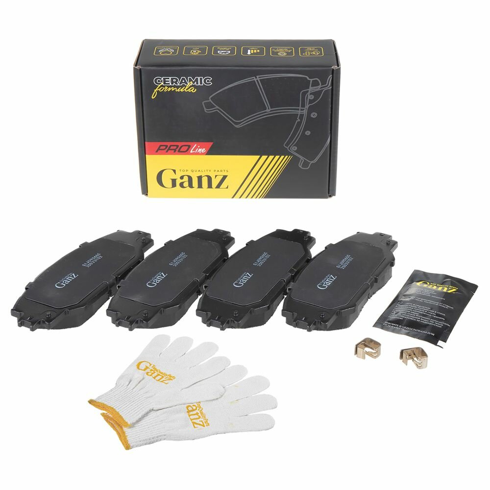 GANZ Колодки тормозные передние PRO-Line Ceramic для TOYOTA RAV 4 06-> GIJ09065C