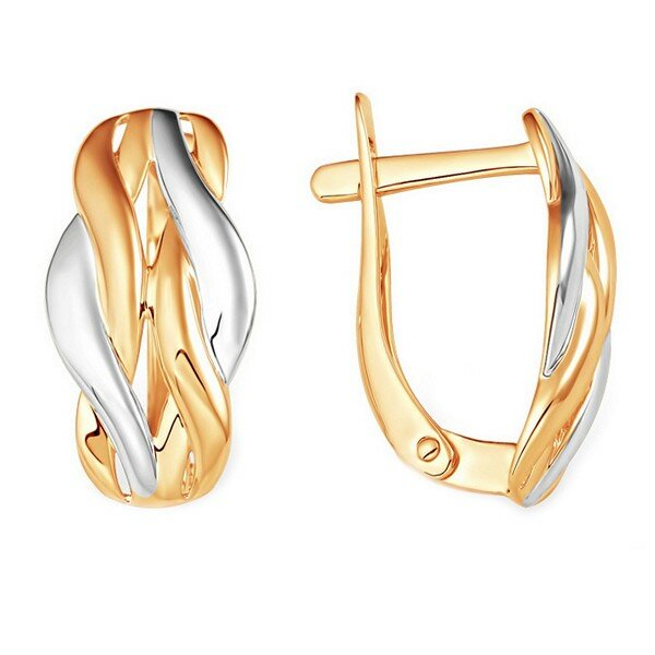 Серьги JEWELIN, красное золото, 585 проба