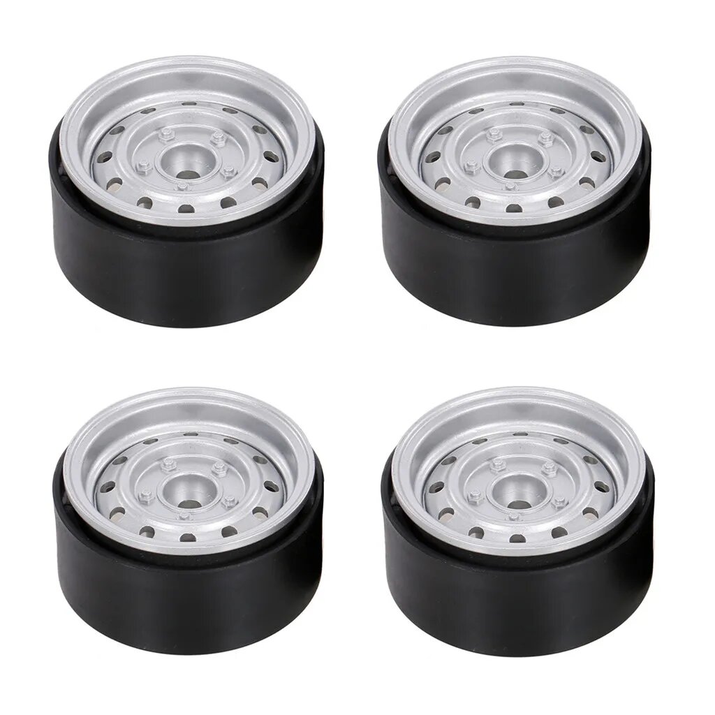 Колеса RC 1.9" Deep Dish черные 4шт. SILVER