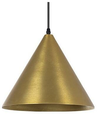 Подвесной светильник Arte Lamp David A7041SP-1BK цвет плафона подвески Латунь, цвет арматуры Черный