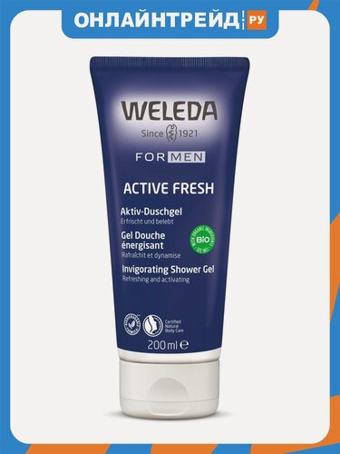 Изображение товара Мужской гель для душа Weleda , 200 мл