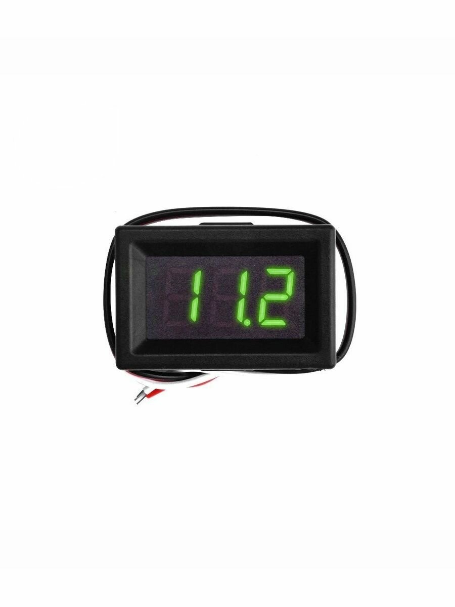 Мини-вольтметр Цифровой зеленый 0,36 дюйма 3,5-30V, тестер Цифровой
