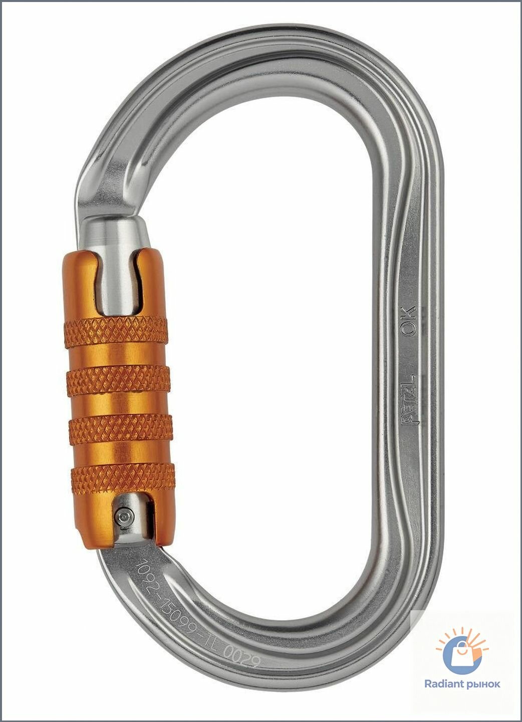Petzl Карабин альпинистский, длина: 110 мм, 1 шт