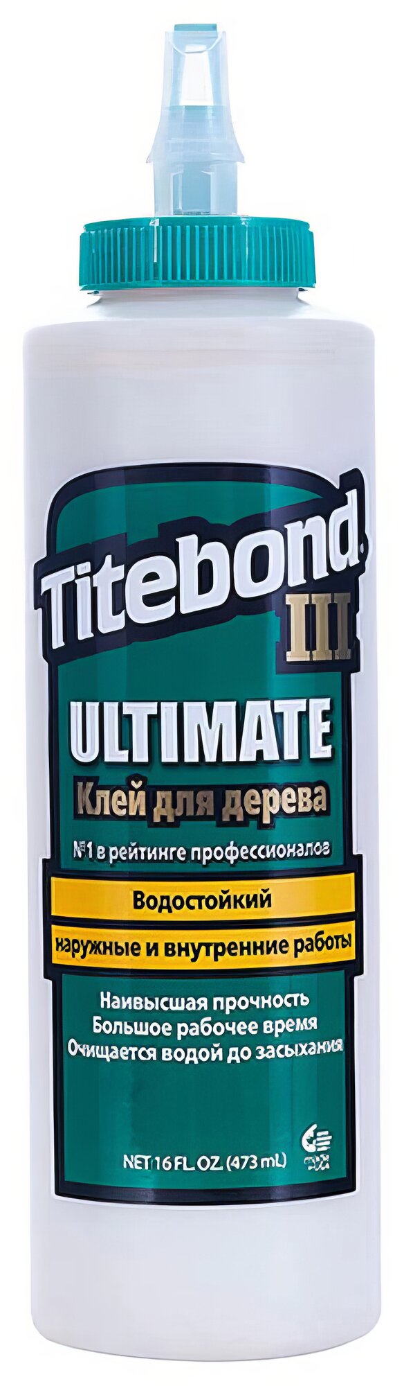 Клей ПВА Titebond III Ultimate повышенной водостойкости D3+ 550 г