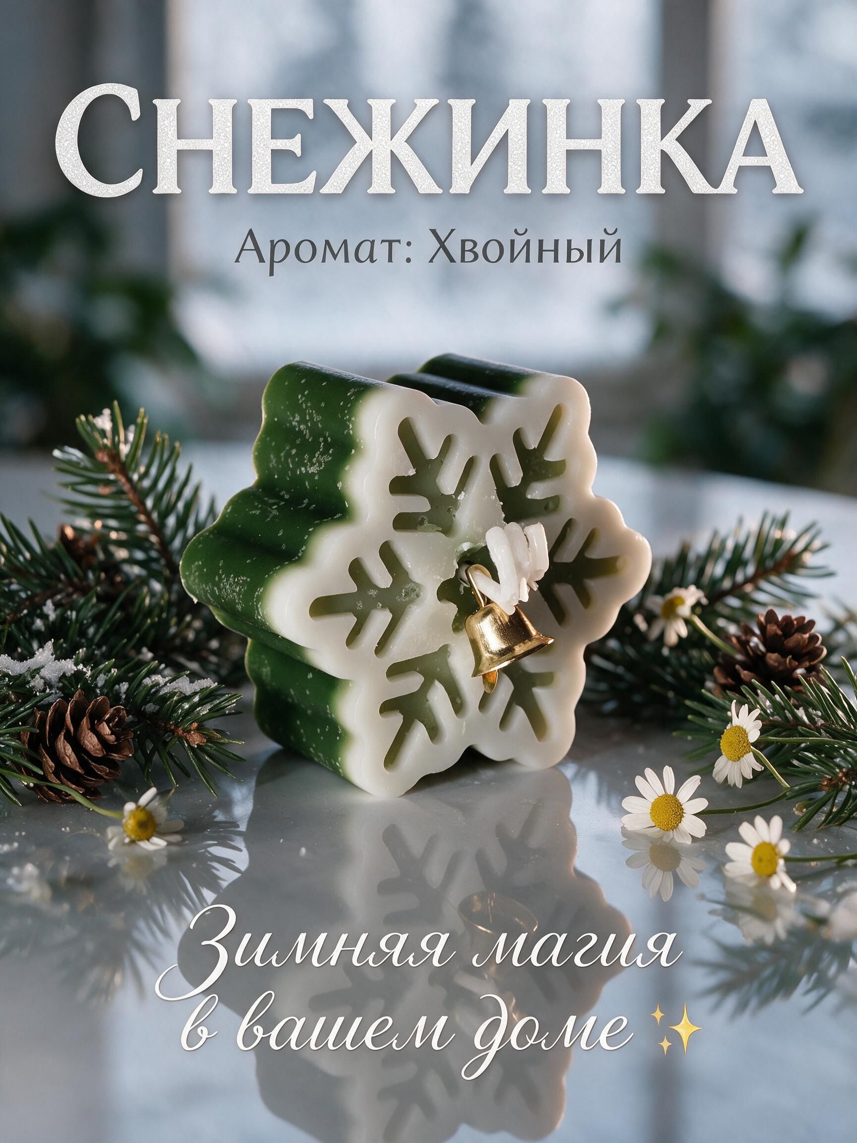 Ароматическая свеча декоративная коричневая 1 штук, Рождественский стиль, Для дома и интерьера
