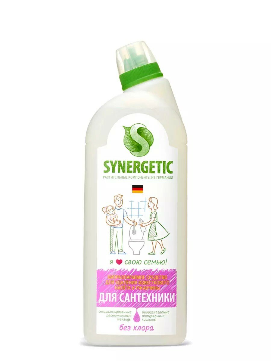 Средство для удаления известкового налета и ржавчины Synergetic 1 л