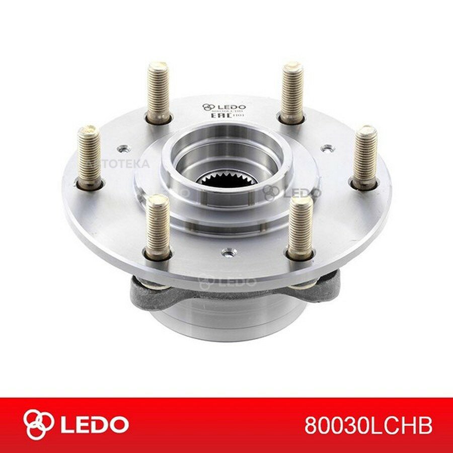 LEDO Ступица передняя на Mitsubishi L200 2005-. Pagero Sport 2008-2020. MR992374. 3880A036 LEDO 80030LCHB