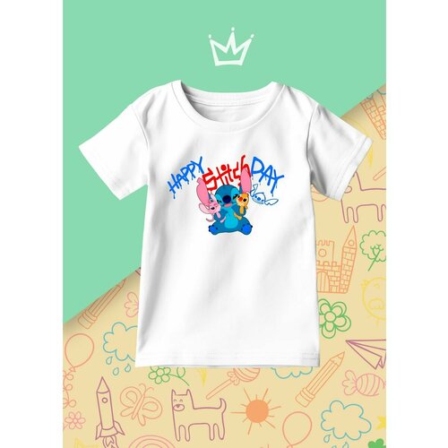 фото Футболка каждому своё, размер 146, белый