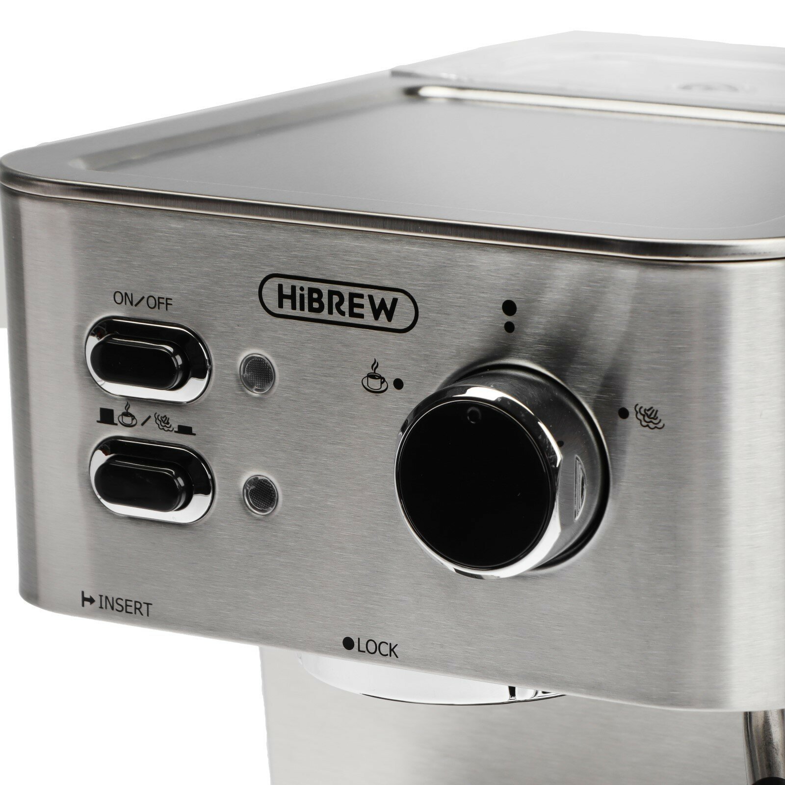 Кофемашина Hibrew Cm4682, рожковая, 1050 Вт, 1.5 л, серебристая Hibrew 9535347 - фотография № 10