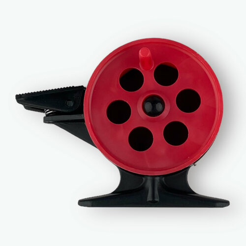 Катушка инерционная пирс ПК-55 - Черная/красная зимняя рыболовная проводочная катушка набор 2 шт пирс пк 55 абс
