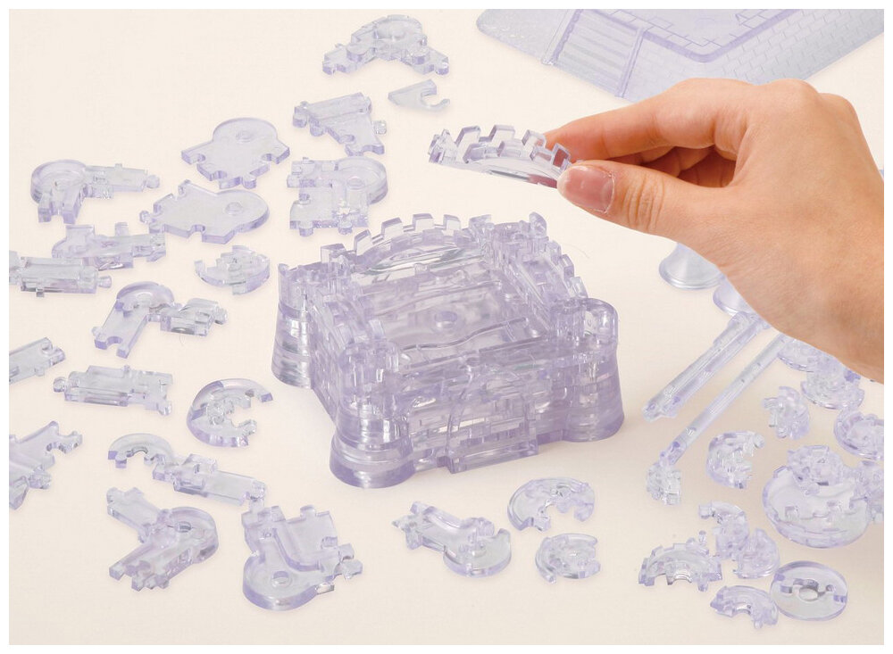 Головоломка 3D Crystal Puzzle Замок цвет: прозрачный - фото №19