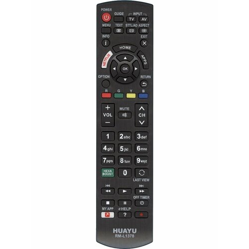 Универсальный пульт Huayu для Panasonic RM-L1378 NETFLIX panasonic n2qayb001011