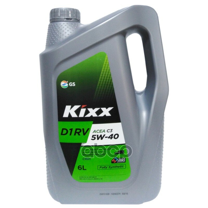 Kixx Масло Моторное Kixx D1 Rv 5W-40 Acea C3, Api Sn/Cf 6Л L2013360e1