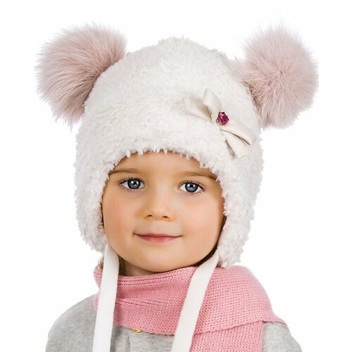 фото Шапка pupill, размер 46-48, мультиколор