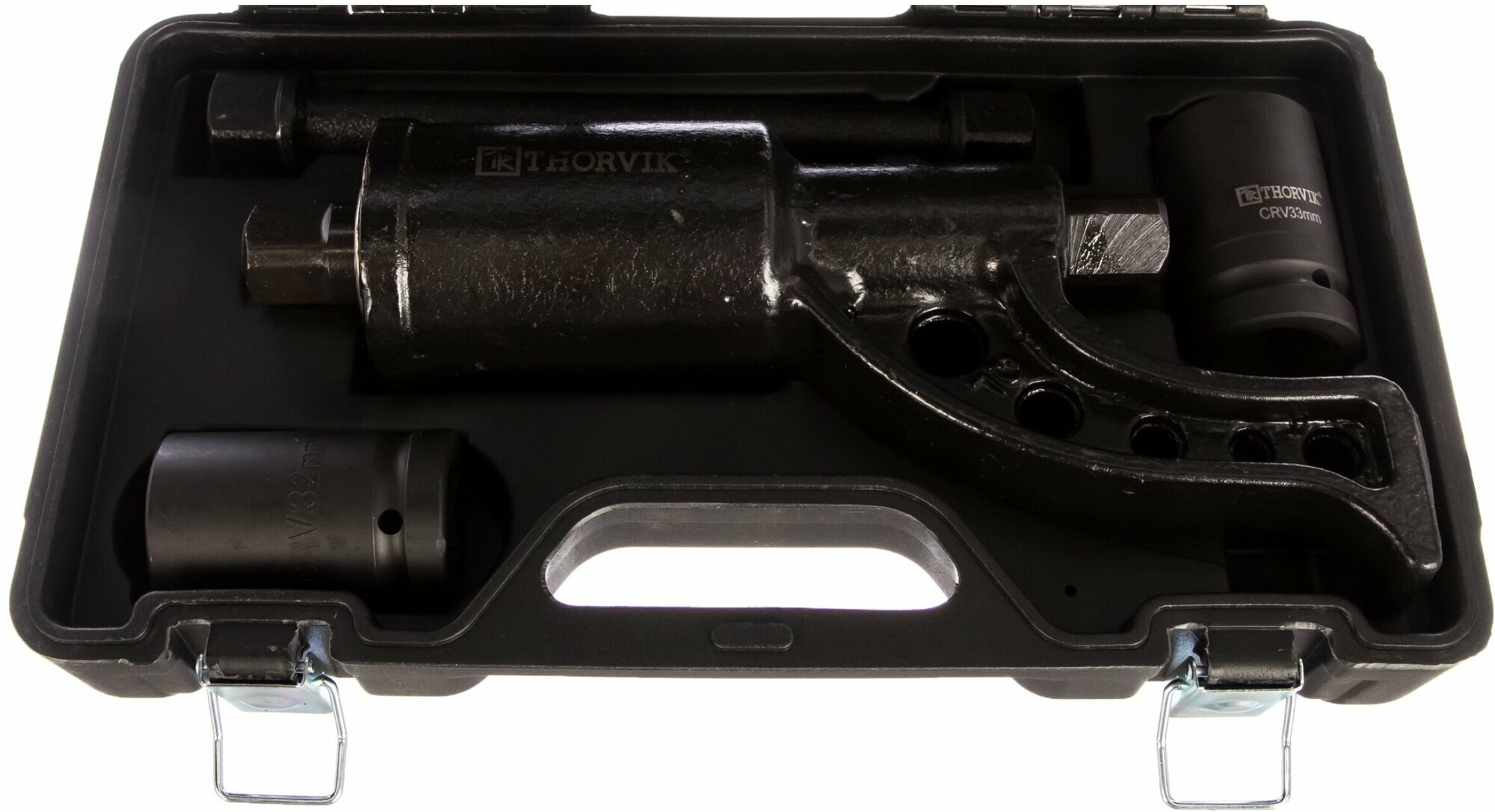 Гайковерт ручной механический Thorvik 1"DR, 3800 Нм, головки торцевые 1"DR, 32-33 мм - фото №3