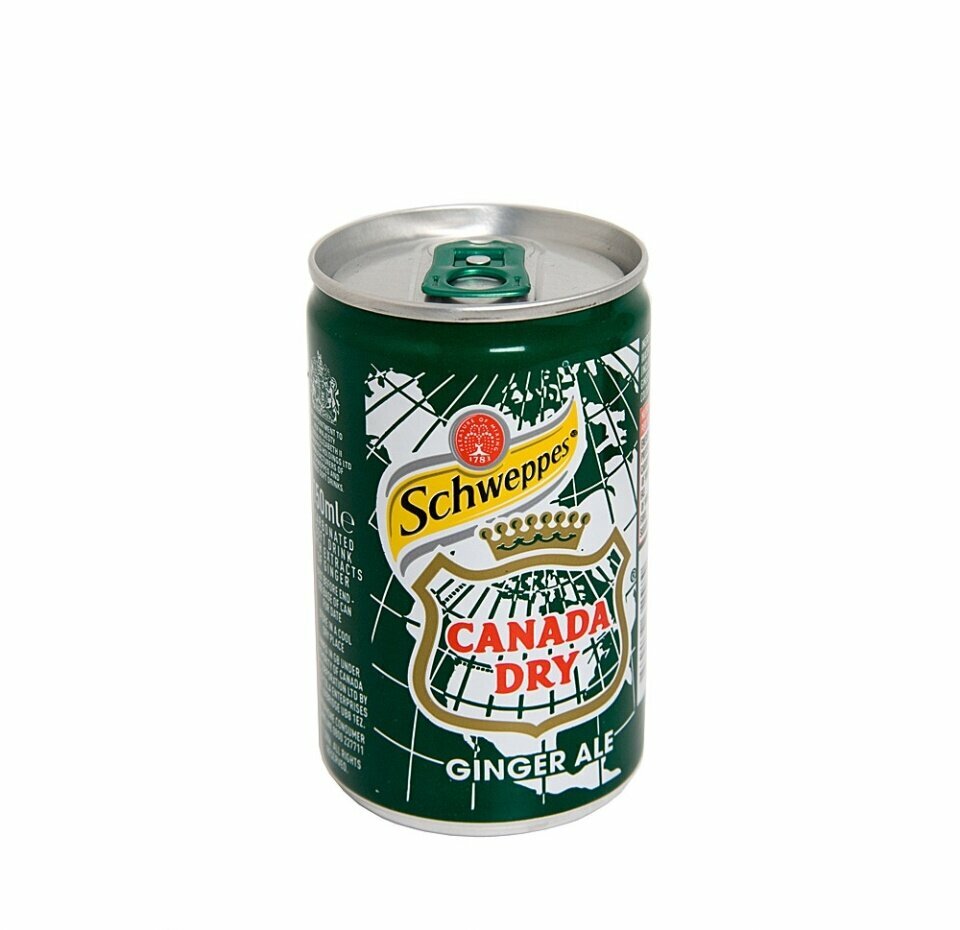 Schweppes Ginger Ale, 150мл ж/б, 1шт, Великобритания - фотография № 3